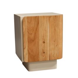Mesita De Noche Scandi DKD Home Decor Natural Blanco 35 x 50 x 40 cm Precio: 133.89000053. SKU: B12HY7E9MS