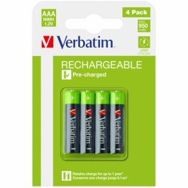 Verbatim HR03 Pilas AAA Premium Recargables NiMH 950mAh 1.2V Pre-cargadas Precio: 6.89000015. SKU: B17VQFZRP2