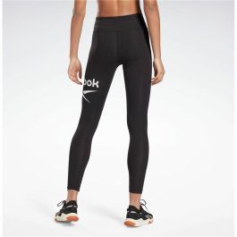 Mallas Deportivas de Mujer Reebok Rie Cotton Negro