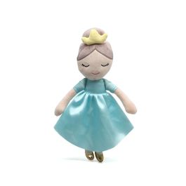 KioKids Peluche Princesa Azul 40 cm +10 Meses Muñeca de Tela para Niños