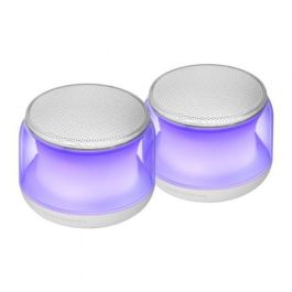 Mars gaming Ms - Aura Altavoces 2.0 Blanco con Iluminación RGB Controlable Bluetooth 5.3 Precio: 19.49999942. SKU: B15K7WR85F