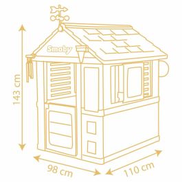 Casa Infantil de Juego Smoby 4 Seasons 102,7 x 121,8 x 143,4 cm Casa Infantil de Juego Smoby 4 Seasons 102,7 x 121,8 x 143,4 cm