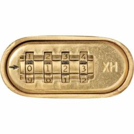 Abus 180IB/50 B/DFNLI Candado Combinado con Cuerpo de Latón Forjado, Arco de Acero Inoxidable y Código Numérico de 4 Dígitos Abus 180IB/50 B/DFNLI Candado Combinado con Cuerpo de Latón Forjado, Arco de Acero Inoxidable y Código Numérico de 4 Dígitos