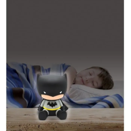 Lexibook Lámpara de Noche 3D Batman con LED y Cambio de Color, Diseño de Batman, Material Antigolpes para Niños, Altura 13cm