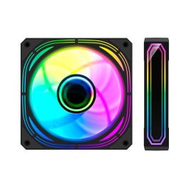 Coolbox Kit de 4 Ventiladores para Caja PC Infinity Pro ARGB 120mm, 1200 RPM, Rodamiento Hidráulico, Baja Sonoridad Coolbox Kit de 4 Ventiladores para Caja PC Infinity Pro ARGB 120mm, 1200 RPM, Rodamiento Hidráulico, Baja Sonoridad