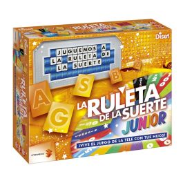 Diset 46207 La Ruleta De La Suerte Junior - Juego de Mesa para Niños y Familia, Basado en TV, Contenido Actualizado, +8 Años