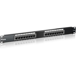 EQUIP Patch Panel 16 Puertos RJ45 Cat5e UTP 1U Montaje Rack Negro 235316 Precio: 48.50000045. SKU: B187SA7493