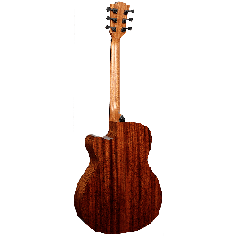 LAG Guitarra Acústica Auditorium Slim Cutaway 118 A/E - Brown Shadow | Electroacústica Tapa Cedro Rojo Macizo, Fondo Khaya, Acabado Brillante