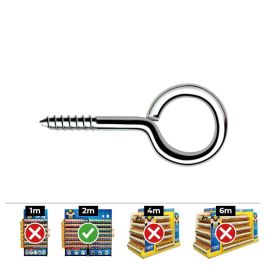 Celo Hembrilla Cerrada Acero Zincado 2,4x30mm Din hc - Caja 500 unid. Precio: 14.49999991. SKU: S7903047