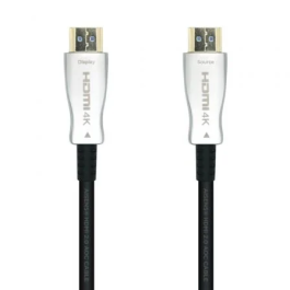 AISENS - CABLE HDMI V2.0 AOC PREMIUM ALTA VELOCIDAD / HEC 4K@60HZ 18GBPS, A/M-A/M, NEGRO, 15M