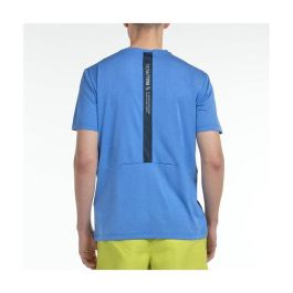 Camiseta de Manga Corta Hombre Bullpadel Bilao Añil Pádel