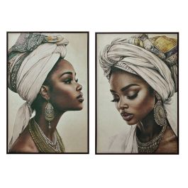 DKD Home Decor Cuadro Colonial Beige Marron 83 x 123 cm (2 Unidades) Precio: 111.94999981. SKU: B1GBFTLYYM