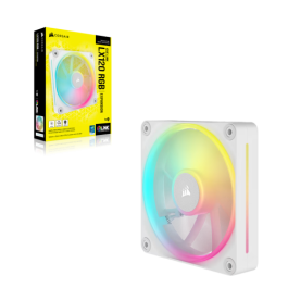 Corsair CO-9051029-WW Kit de Inicio con Ventilador iCUE LINK LX120 RGB Blanco