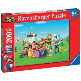 Ravensburger - SUPER MARIO - Puzzle XXL de 200 piezas - Las aventuras de Super Mario - 4005556129935 - A partir de 8 años