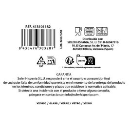 La Mediterranea Vaso Auriss Jara 500 cc de ø 8.5 x 13 cm (16 Unidades)