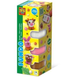 Plastilina FunDo - Animales de granja (3x90gr-1x40gr) - SES CREATIVE - Interactivo para niños pequeños. Precio: 23.89000042. SKU: B143DGEBSJ