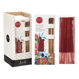 Acorde Set de 50 Barras de Incienso con Soporte de Madera, Aroma Frutos Rojos, 12x28x2 cm (24 Unidades) Acorde Set de 50 Barras de Incienso con Soporte de Madera, Aroma Frutos Rojos, 12x28x2 cm (24 Unidades)