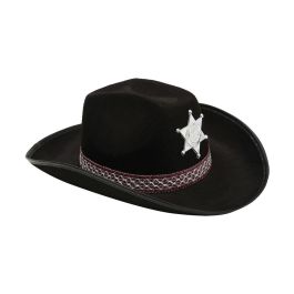 Sombrero de vaquero negro 58 cm