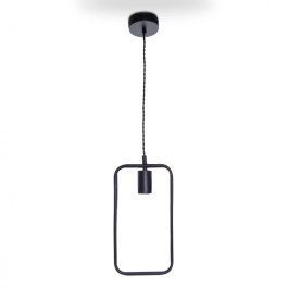 Lámpara Colgante "Amy" Hierro Negro [JD3972-01 BK]