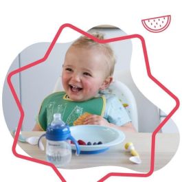 Badabulle Set de 3 platos antideslizantes e irrompibles, 12m+ Badabulle Set de 3 platos antideslizantes e irrompibles, 12m+