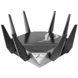 ASUS GT-AXE11000 router inalámbrico Gigabit Ethernet Tribanda (2.4 GHz / 5 GHz / 6 GHz) Negro ASUS GT-AXE11000 router inalámbrico Gigabit Ethernet Tribanda (2.4 GHz / 5 GHz / 6 GHz) Negro