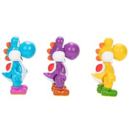 JAKKS PACIFIC Figuras Yoshi Super Mario Bros, pack de 3, 10cm