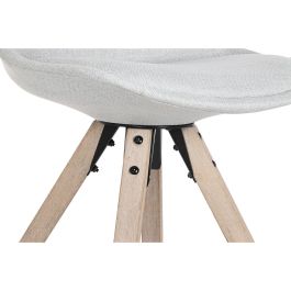 Silla Scandi DKD Home Decor Gris Claro 55 x 84 x 48 cm Silla Scandi DKD Home Decor Gris Claro 55 x 84 x 48 cm