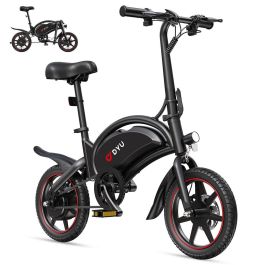 Bicicleta Eléctrica DYU DYU-D3S-001 Negro 250 W 10 Ah 14" Precio: 654.0171. SKU: B14SGWF8FT