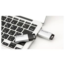 Verbatim Secure Pro 16GB USB 3.2 Gen 1 Pendrive Plata para PC y MAC
