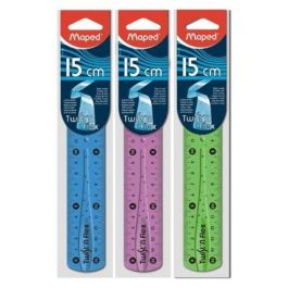 Maped Regla Twist'N Flex Decorada Doble Graduación 15 cm Colores Surtidos Precio: 1.49999949. SKU: B12KVY2HV3