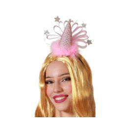 Diadema Carnaval Fantasía Rosa Brillante Mujer Adulto con Plumas y Purpurina para Celebraciones y Cumpleaños Precio: 3.50000002. SKU: B1D833P2MP