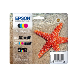 Epson 603 Tinta Ink-jet Pack 4 Colores Original Precio: 83.2359. SKU: B1DV7MNJ5Y