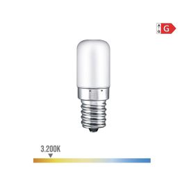 Edm Bombilla Pebetero Tubular LED E14 1,8W 130lm 3200K Luz Calida Ø1,8 x 4,8 cm