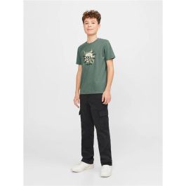 Camiseta de Manga Corta Infantil Jack & Jones Jorheavens Neck Oliva