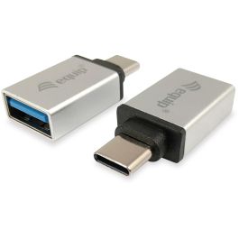 EQUIP Adaptador USB-C a USB 3.0 Plata 2er-Pack