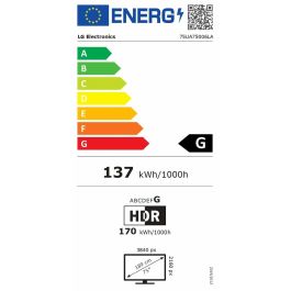 Smart TV LG 75UA75006LA.AEUQ 4K Ultra HD 75" LED HDR D-LED Smart TV LG 75UA75006LA.AEUQ 4K Ultra HD 75" LED HDR D-LED