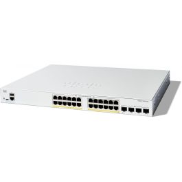 Cisco Catalyst 1300 L2/L3 - Switch Gestionado con 24 Puertos Gigabit Ethernet (PoE) y 4 SFP para Montaje en Rack Precio: 954.49999975. SKU: B1BLT9948B