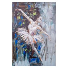 Lienzo Alexandra House Living Madera 80 x 120 x 3 cm Bailarina