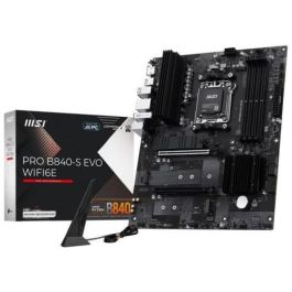 MSI Placa Base PRO B840-S EVO WIFI 6E para AMD Ryzen Serie 7000/8000/9000 AM5 DDR5 con WiFi 6E y LAN 2.5G 911-7E93-001 Precio: 171.7837. SKU: B1EG99Z3K7