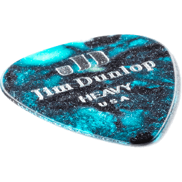 Dunlop Pack 12 Púas Genuine Celluloid Turquesa Perlado Heavy Precio: 5.50000055. SKU: B1CPB56LP2