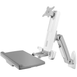 ICY BOX Estación de Trabajo Sit-Stand con Soporte de Pared para Monitor hasta 24"