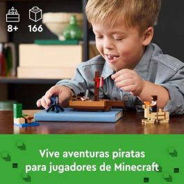 Juego de construccion el viaje en el barco pirata lego minecraft Juego de construccion el viaje en el barco pirata lego minecraft