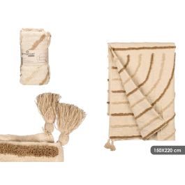 Giftdecor Multiusos Rayas Bordado Marrón 150x220 cm 100% Algodón para Sofá o Cama (9 Unidades) Precio: 112.59000027. SKU: B1BMXPZQLC