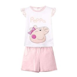 Cerdá Conjunto 2 Piezas French Terry Peppa Pig 24 Meses Blanco