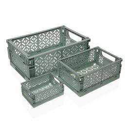 Caja plegable Versa Verde Polipropileno 35 x 14 x 23,5 cm