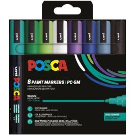 Marcador T.Opaca No Perm. Uni Posca 1,8 (Pc-5M) Colores Frios Estuche De 8 Precio: 27.50000033. SKU: B1H7Q6PE44