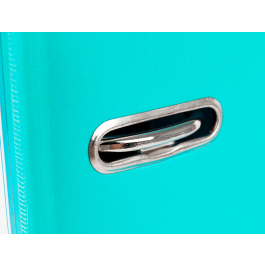 Liderpapel Archivador de Palanca Documenta A4 PVC con Rado, Compresor Metálico y Lomo de 75 mm, Verde Claro