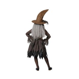 Disfraz de Bruja Malvada Maléfica Verde y Negro para Niña 5-6 Años - Halloween