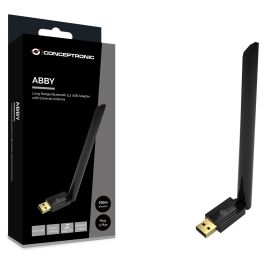 Conceptronic Adaptador Bluetooth 5.3 EDR USB Con Antena Externa 100M Hasta 5 dispositivos