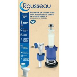 Rousseau AAAAX63332 Kit Cisterna Inodoro Extraíble – Certificado NF – Silencioso – Antisifonaje – Ajustable